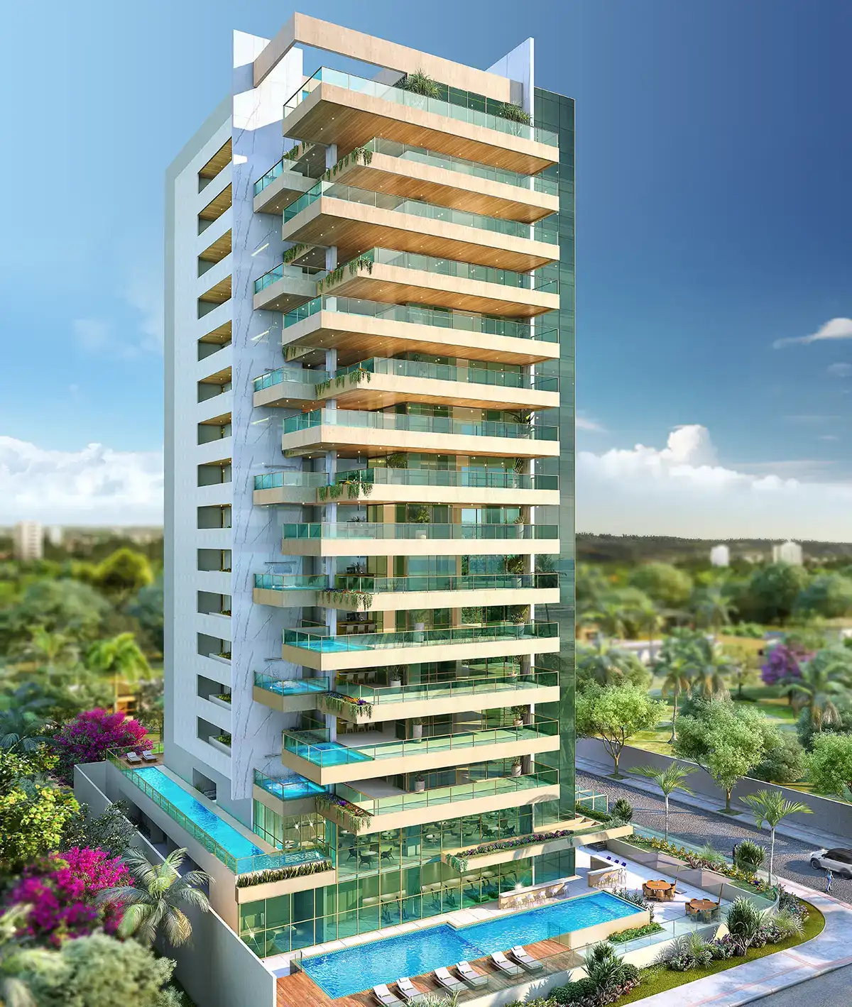 ■ Fachada Principal do Residencial Da Vinci